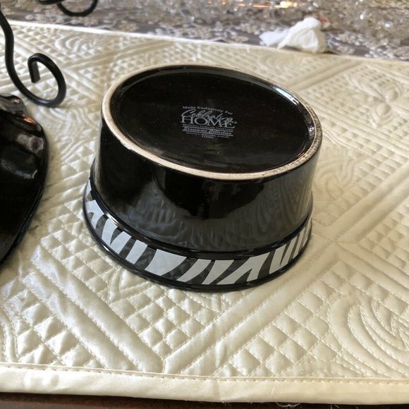 Zaza Zebra Hospitality 3 pc set NEW Celebrating Home Microwaveable - Picture 7 of 11